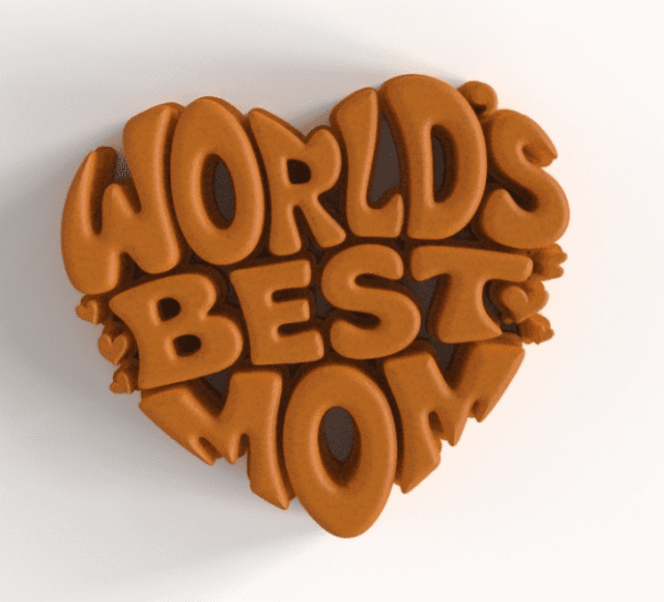 Llavero WORLDS BEST MUM 3d