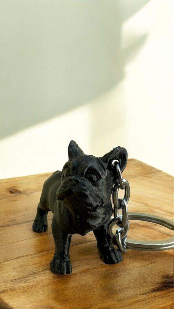 llavero bulldog 3D