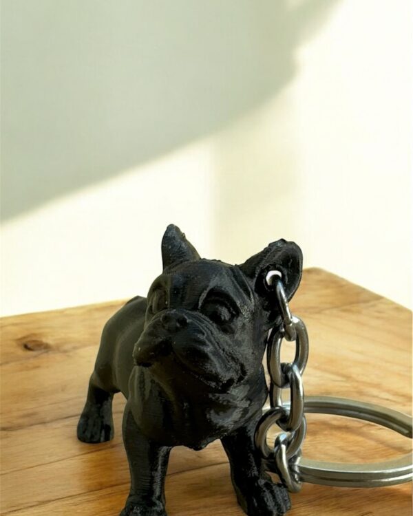 llavero bulldog 3D