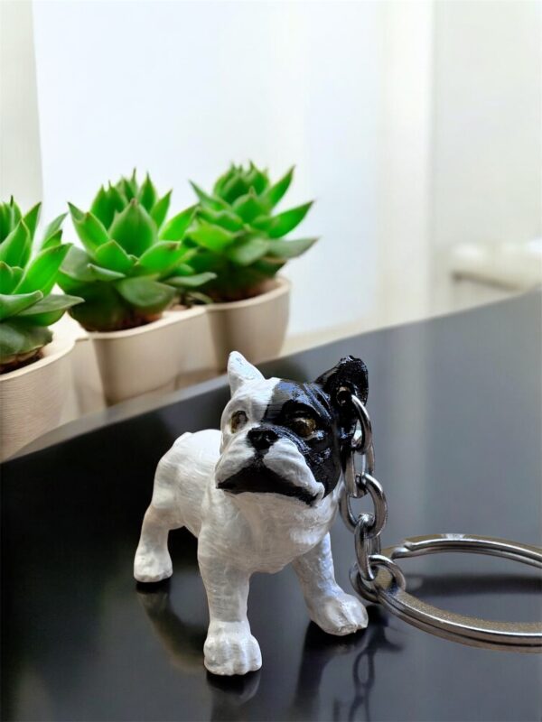 llavero bulldog 3D - Imagen 6
