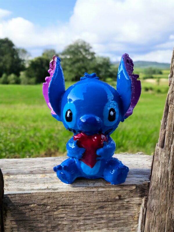 Stitch enamorado 3D